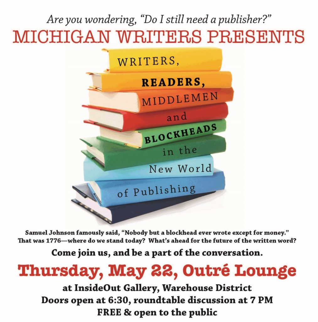 Special Event “Do You Still Need a Publisher?” on May 22 Michigan